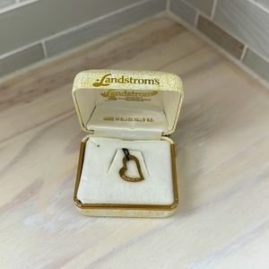 Landstrom’s Black Hills Gold necklace with heart pendant
